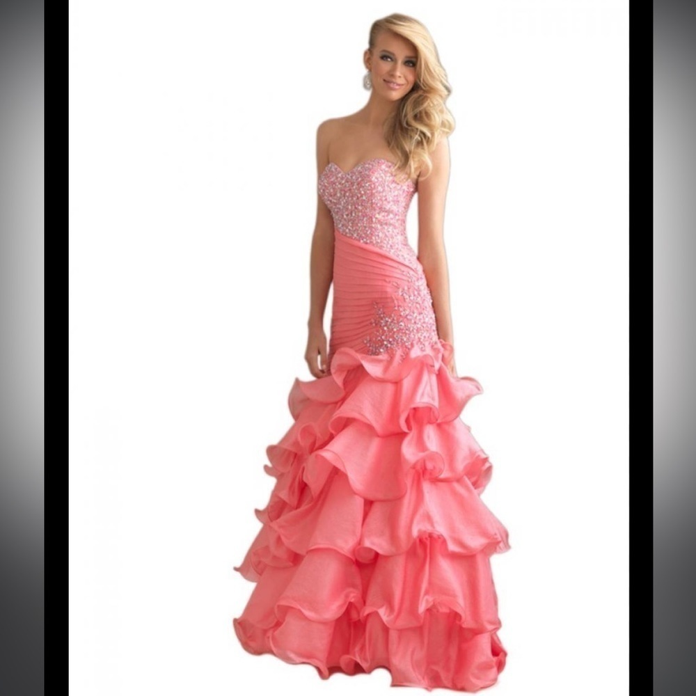 Y2K Stunning Pink Prom dress